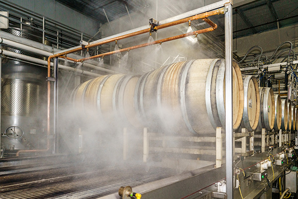 Barrels getting washed