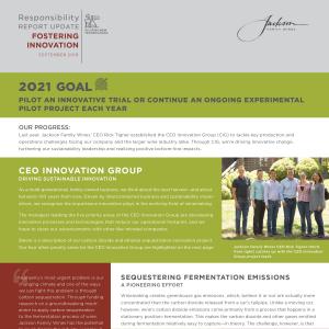 September 2018 Sustainability report