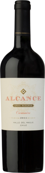 Alcance Carmenere wine bottle
